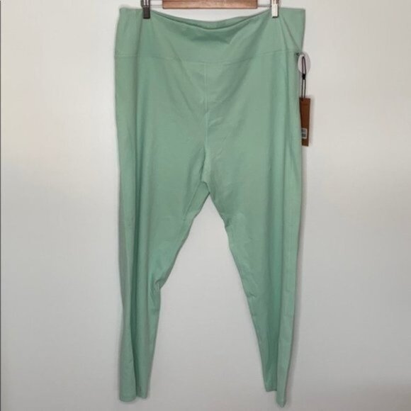 Girlfriend Collective Women Green High-Rise Compression Leggings Plus Size 6XL - Picture 1 of 10